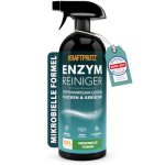 Bester enzymreiniger katzenurin Enzymreiniger Spray 750 ml - Geruchsentferner Fleckenentferner Universal | für Teppiche, Polster, Matratzen, Autositze und Tierunterlagen, gegen Urin, Schweiß und Speichel, auf Enzymbasis